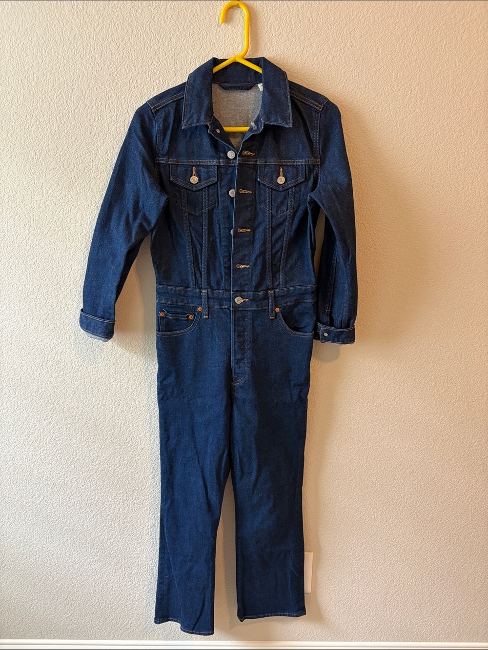 Levi's Dark Blue Denim Jumpsuit